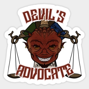 Devil's advocate Sticker